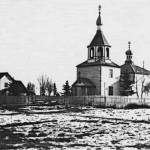 Photo courtesy of the Kenai Historical Society
Todays Russian Orthodox Church, in Kenai, as seen circa 1900, only a few years after its construction.