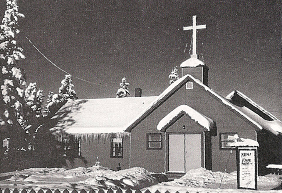 The Kenai Bible Chapel, circa 1950s. (Kenai Peninsula Historical Association photo)