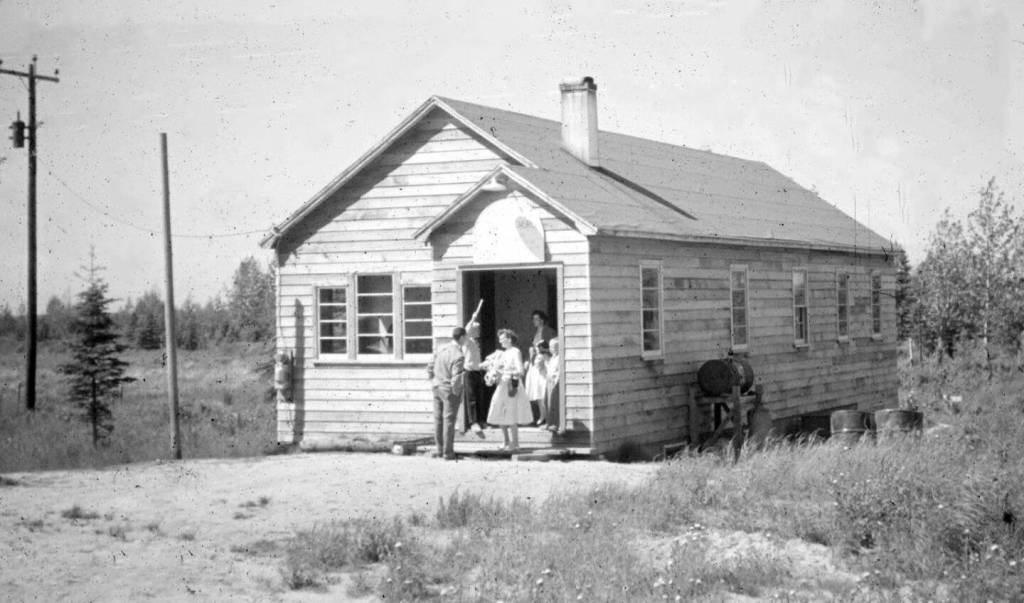 The Kasilof Community Church in 1958. (Barney Furman photo, contributed by Brent Johnson)