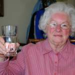 Dolly M. Farnsworth said her husband Jack was very embarrassed after it was discovered she was digging the well for the family's Soldotna home. (Contributed)