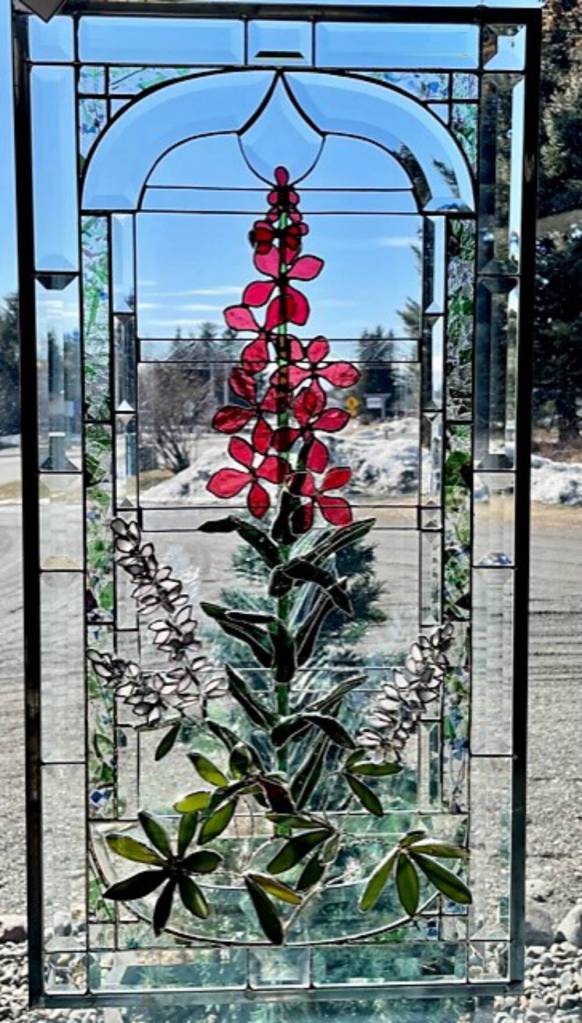 Courtesy of Art Shop Gallery
Fireweed is one of the stained glass works by Lisa Carlon that will be featured at the Art Shop Gallery.