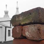 Photo by Clark Fair
These Russian-era bricks, manufactured in Kenai between 1841 and 1865, were once part of the heating system of the rectory for the Russian Orthodox Church in Kenai.